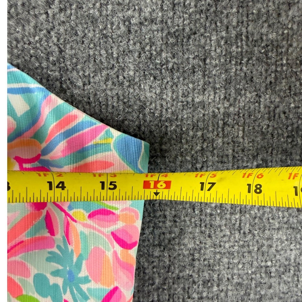Lilly Pulitzer Tropical Punch Shelli Stretch Dress Floral Cotton Adj Strap Sz 8 - Picture 8 of 15